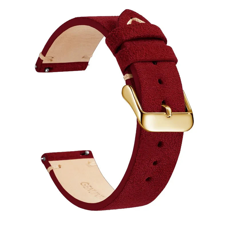 Polar Leather Watch Band Quick Release Genuine Cowhide Unisex