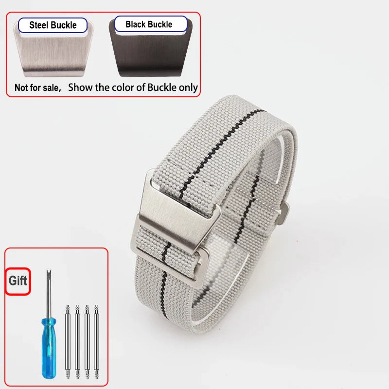 OnePlus Smartwatch Bands Nylon Elastic Parachute Fabric Watch Strap