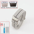 Motorola Moto Elastic Nylon Watch Band - Quick Release Parachute Strap