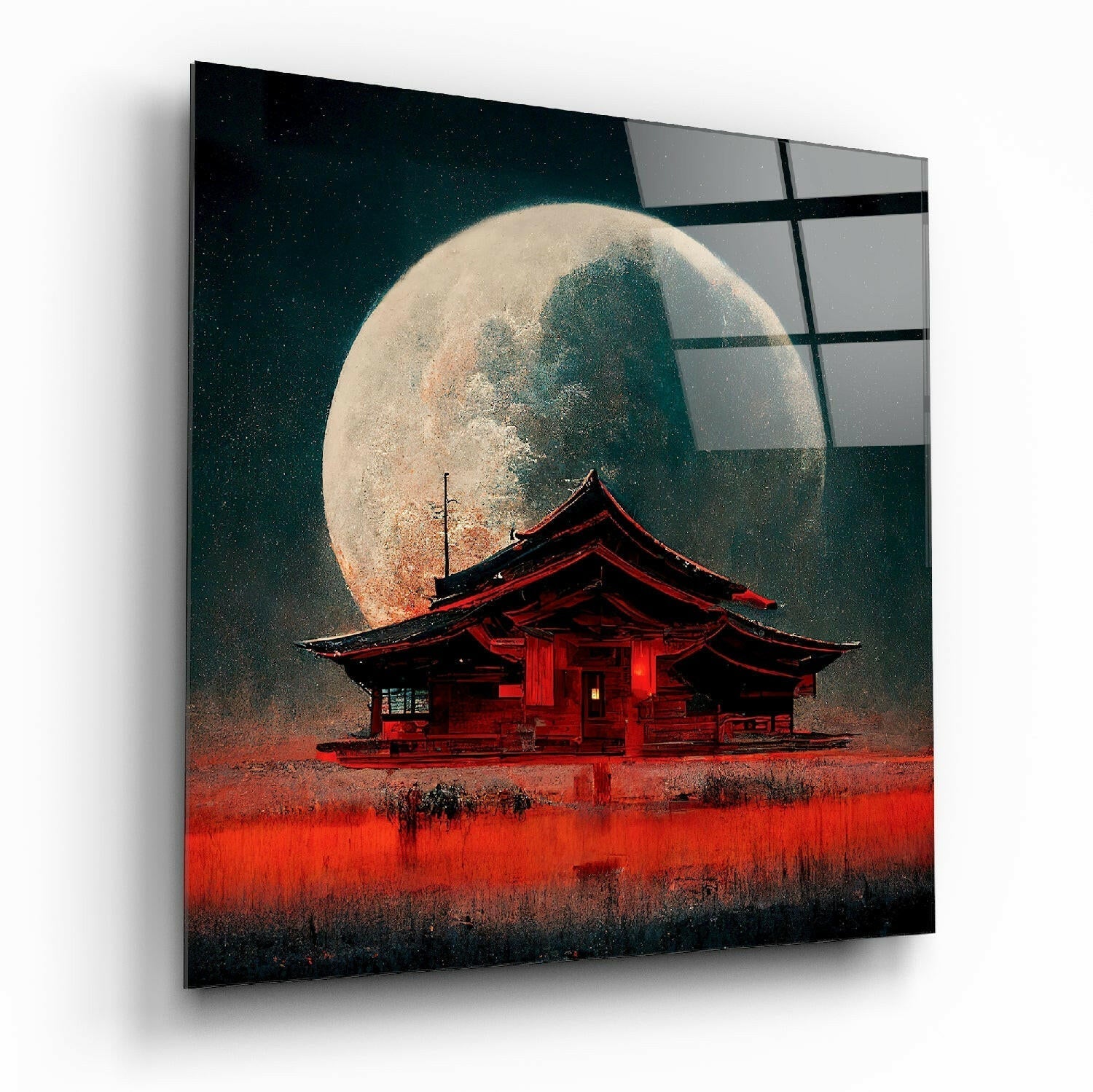 Monkeys' Home Glass Wall Art  || Designer Collection