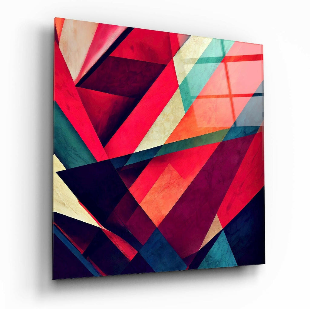V's Glass Wall Art  || Designer Collection