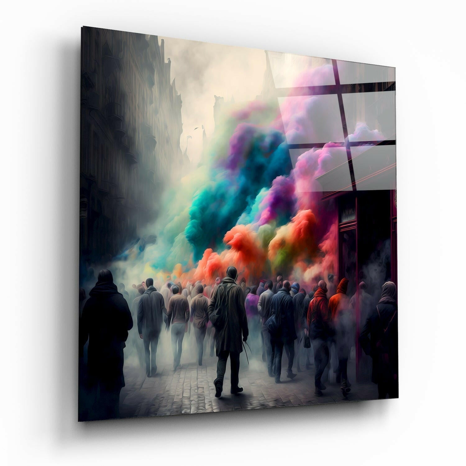 Escape Glass Wall Art  || Designers Collection