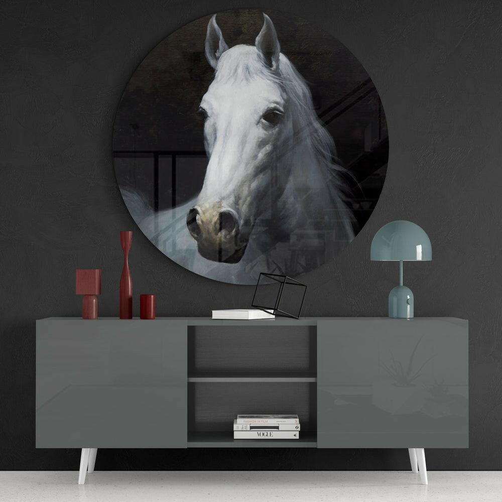 Horse Glass Wall Art