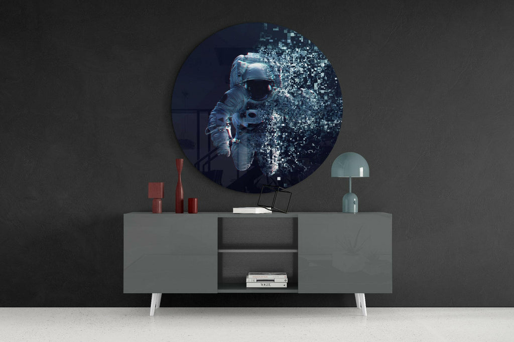 Astronaut Glass Wall Art