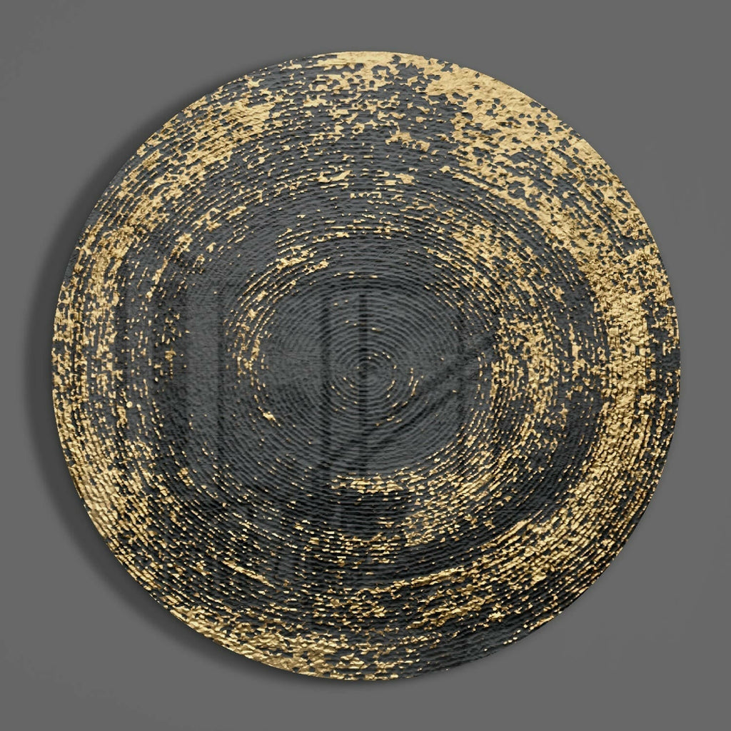 Abstract Loop Glass Wall Art