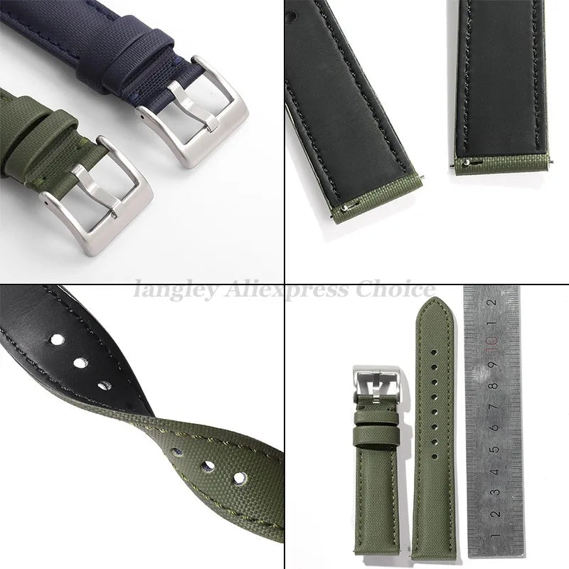 Amazfit Nylon Sailcloth Quick Release Watch Bands - Waterproof Straps
