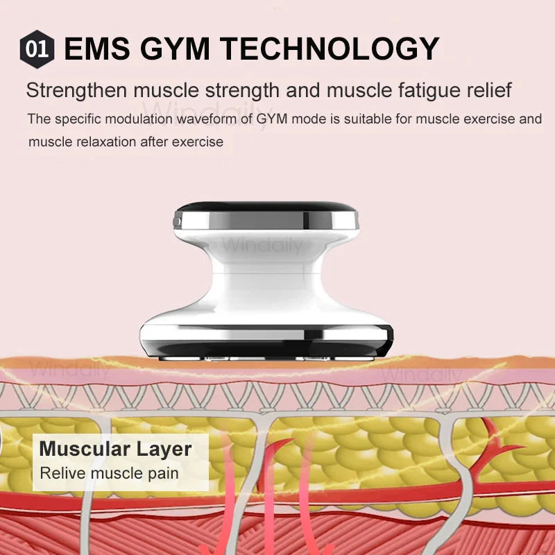 EMS & RF Body Slimming Machine Fat Burner LED Cellulite Massager