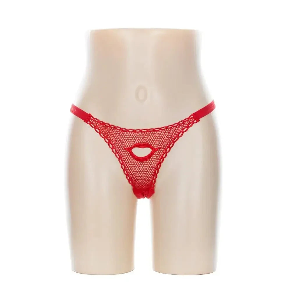 Valentines Day Creative Bikini Sexy Women's Lace Underwear Rose G-string Panties Briefs Thongs V-string