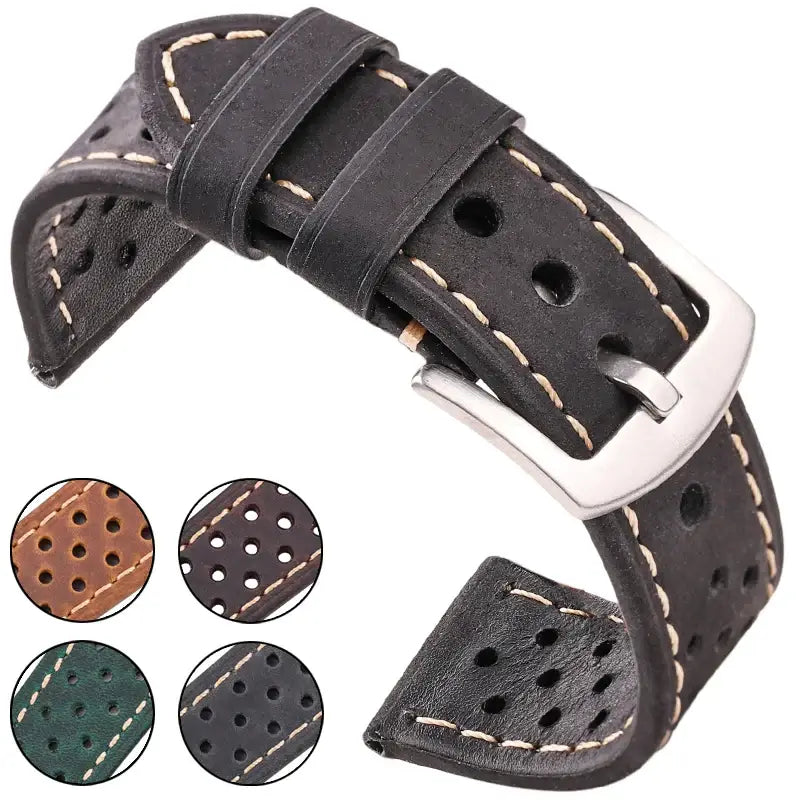 Ticwatch Breathable Leather Band - Stylish and Comfortable
