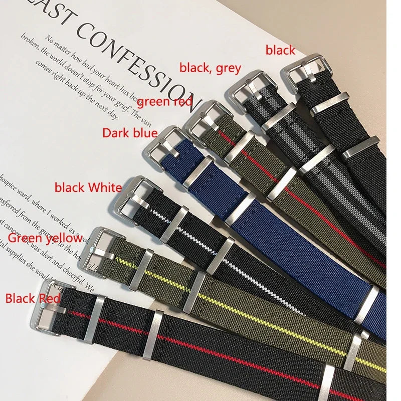 OnePlus Smartwatch Nylon Elastic Band Military Style Watch Strap Bracelet