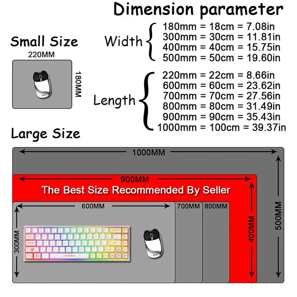 MTG The Magic Gathering Play Mouse Pad Game Design Computer Offices Mousepad Anti-slip Playmat for MTG DTCG CCG RPG Funny Rugs