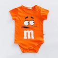 Soft Cotton Baby Romper (3–24M) – Cute Summer Short Sleeve Jumpsuit for Boys & Girls