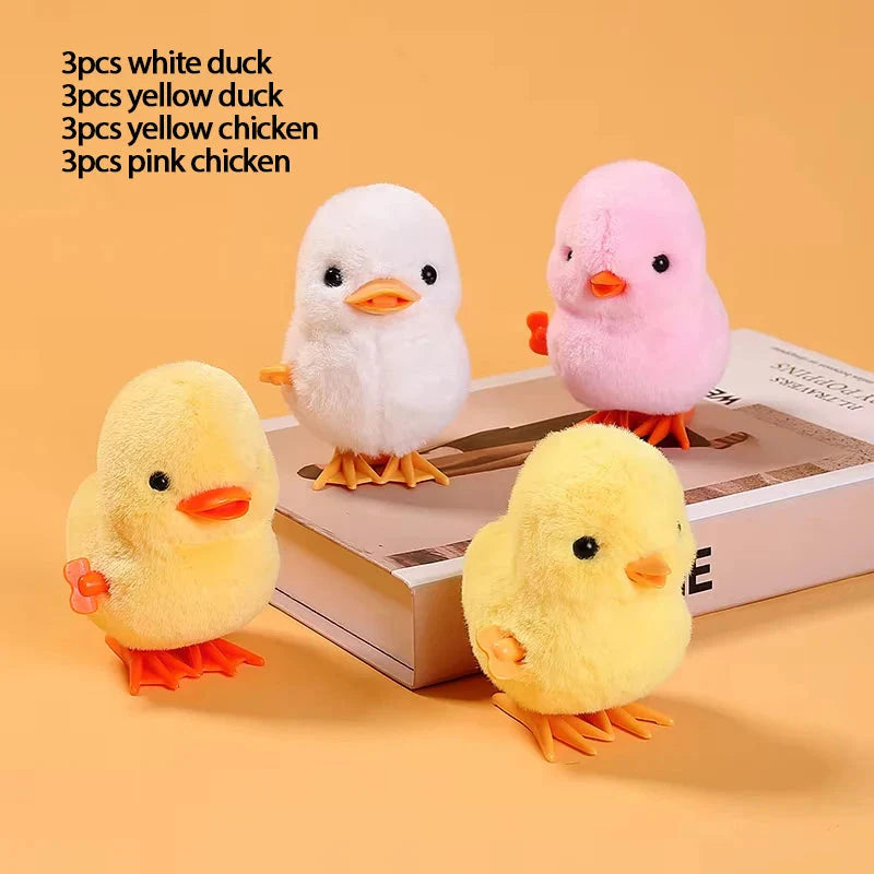Jumping Chicken Duck Toy, Simulation Plush Jumping Duck Interactive Toy, Small Animal, Birthday Gift