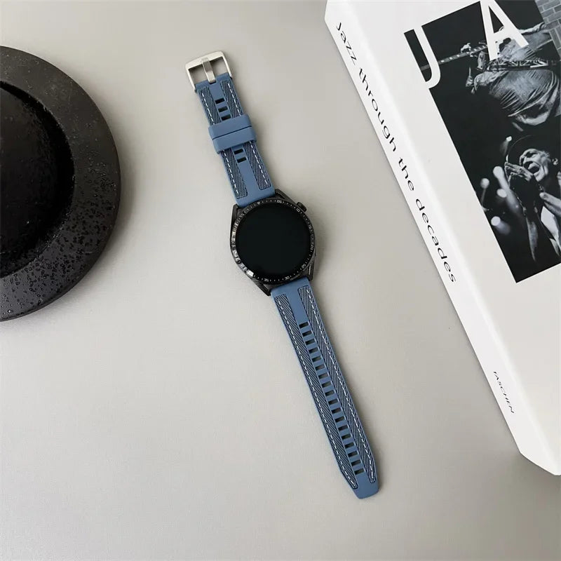 Motorola Moto Smartwatch Band - Breathable Silicone Nylon Quick Release Strap