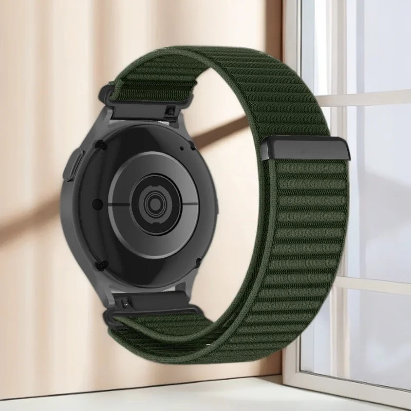 Polar Smartwatch Nylon Hook-and-Loop Bands For Unisex Comfort