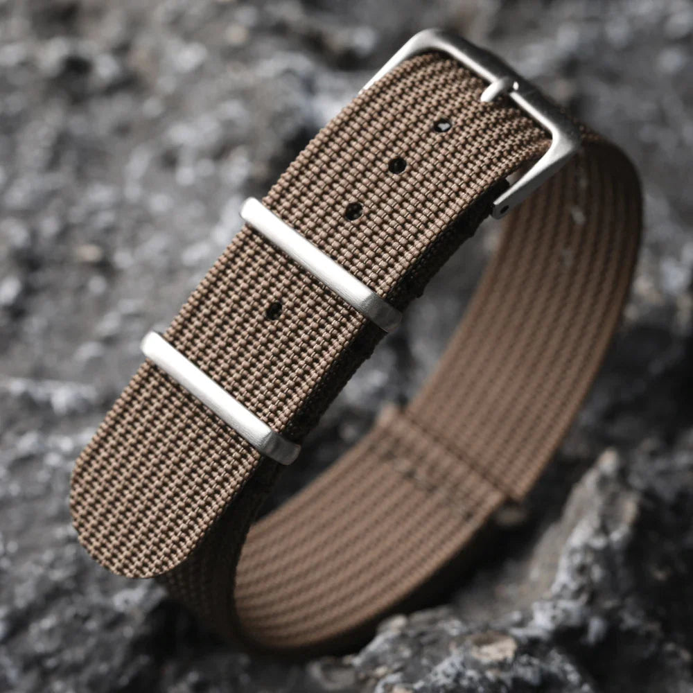 OnePlus Nylon Watch Band, Ribbed Fabric Strap, Pin Buckle, Unisex