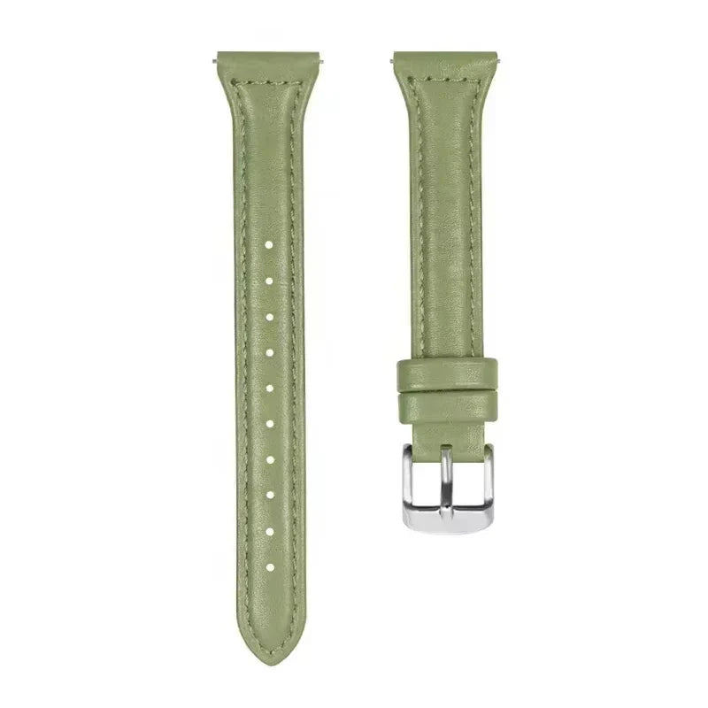 Amazfit Slim Leather Watch Bands Replacement for Smartwatches