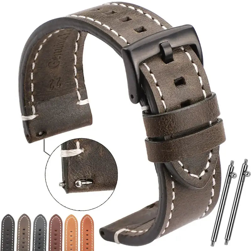 Suunto Leather Band - Durable Stylish Genuine Comfort