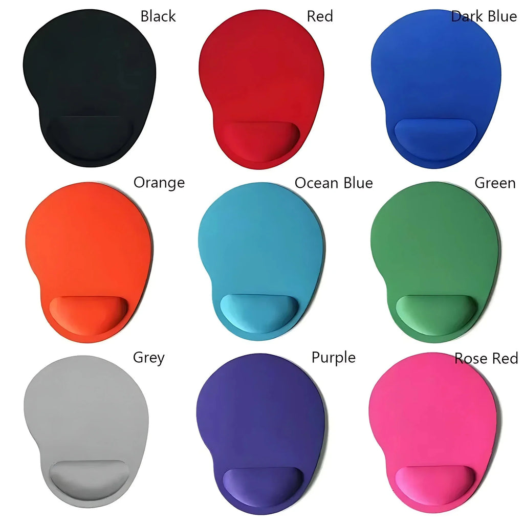 Ergonomic Wrist Rest Mouse Pad for PC & Laptop – Soft Non-Slip Rubber Mat with Comfortable Wrist Support