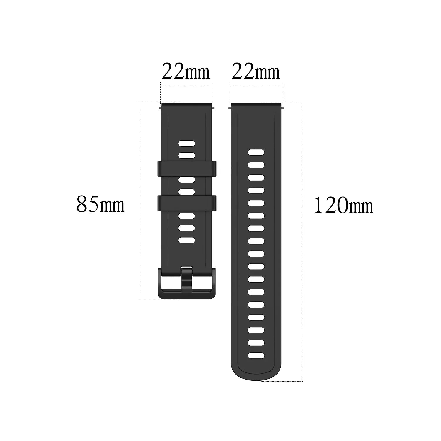 OnePlus Smartwatch Silicone Replacement Band Sport Strap Quick Release