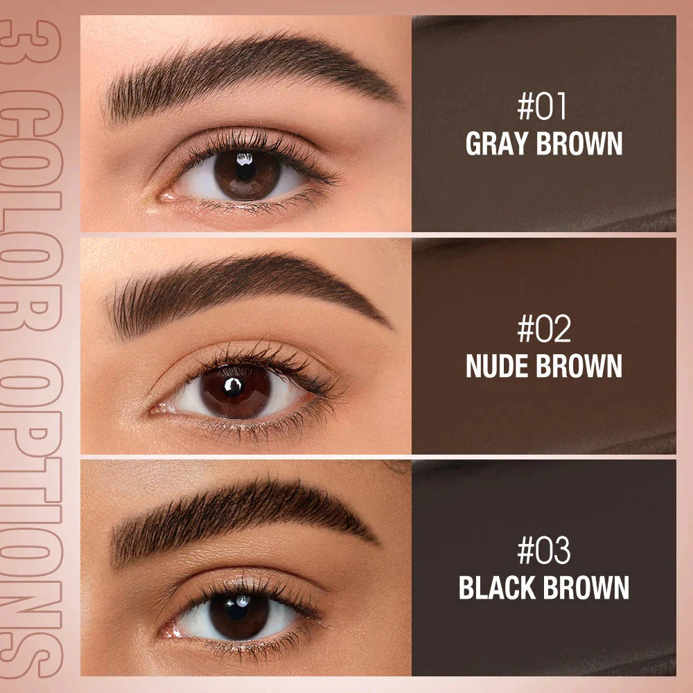 Waterproof Eyebrow Pomade Brow Gel 2-in-1 Long-Lasting Tint