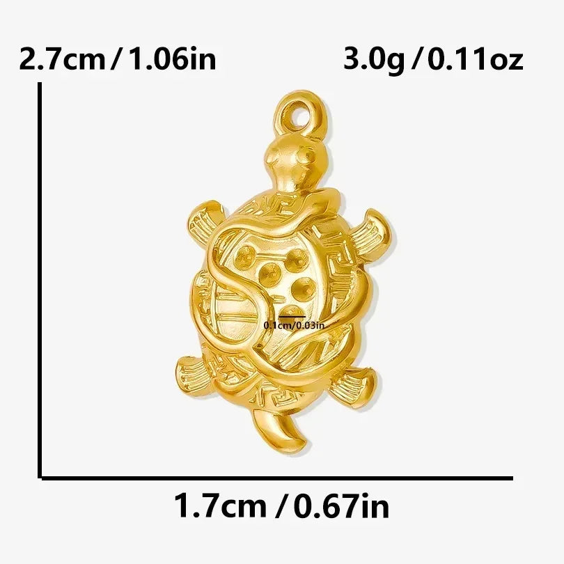 1Pc Temperament Fashion Summer Beach Blue Marine Life Sea Horse Shell Turtle Mini Fish Bead Necklace Classic Clavicle Chain