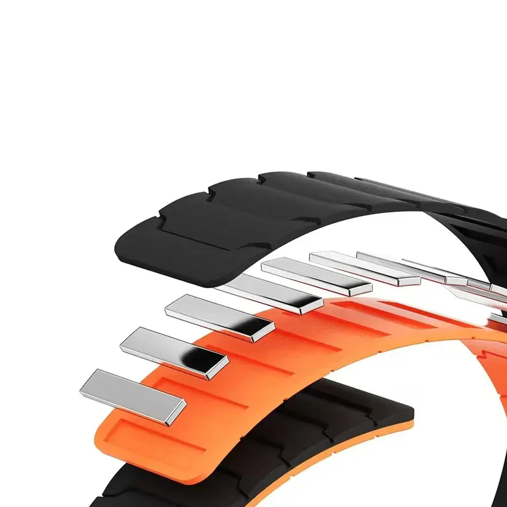 Polar Magnetic Silicone Watch Band - Unisex Sports Strap