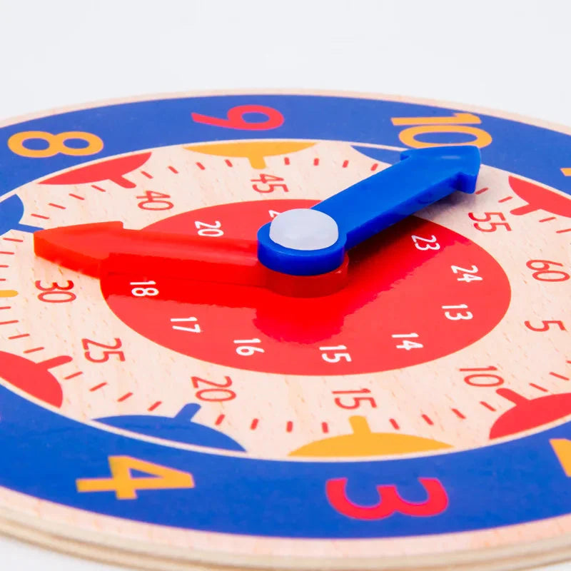 Montessori Wooden Clock Time Learning Toy
