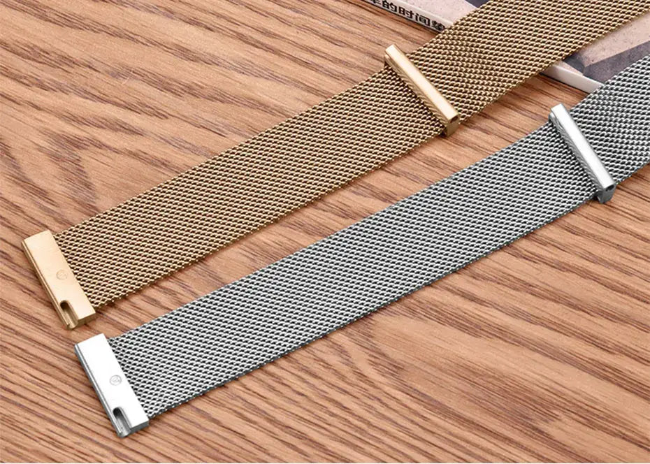 Ticwatch Stainless Steel Mesh Band - Sleek Magnetic Closure