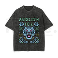 Statement Graphic Vintage Washed T-Shirt – Bold Satirical Cotton Unisex Tee