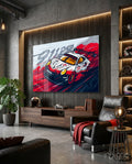 The Rhythm of the Track: Porsche 911 RSR Glass Wall Art || Designer Collection