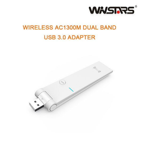 NNEDSZ WINSTAR WIRELESS AC1300M DUAL BAND USB 3.0 ADAPTER