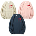 XOXO Heart Valentine's Day Sweatshirt: Trendy Women's Graphic Crewneck Pullover