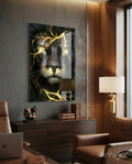 Lion Glass Wall Art
