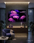 Jellyfish Glass Wall Art