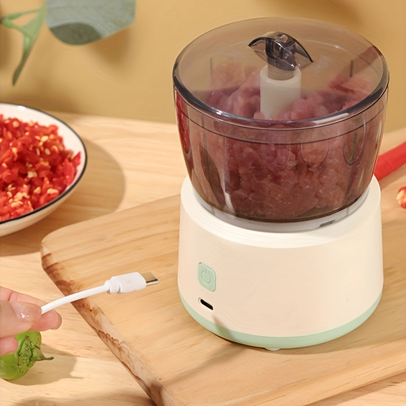 NNETM Mini Food Wireless Processor Grinder Chopper