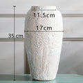 Living Room Flower Arrangement Ceramic Retro Pottery Pot Coarse Pottery Vase