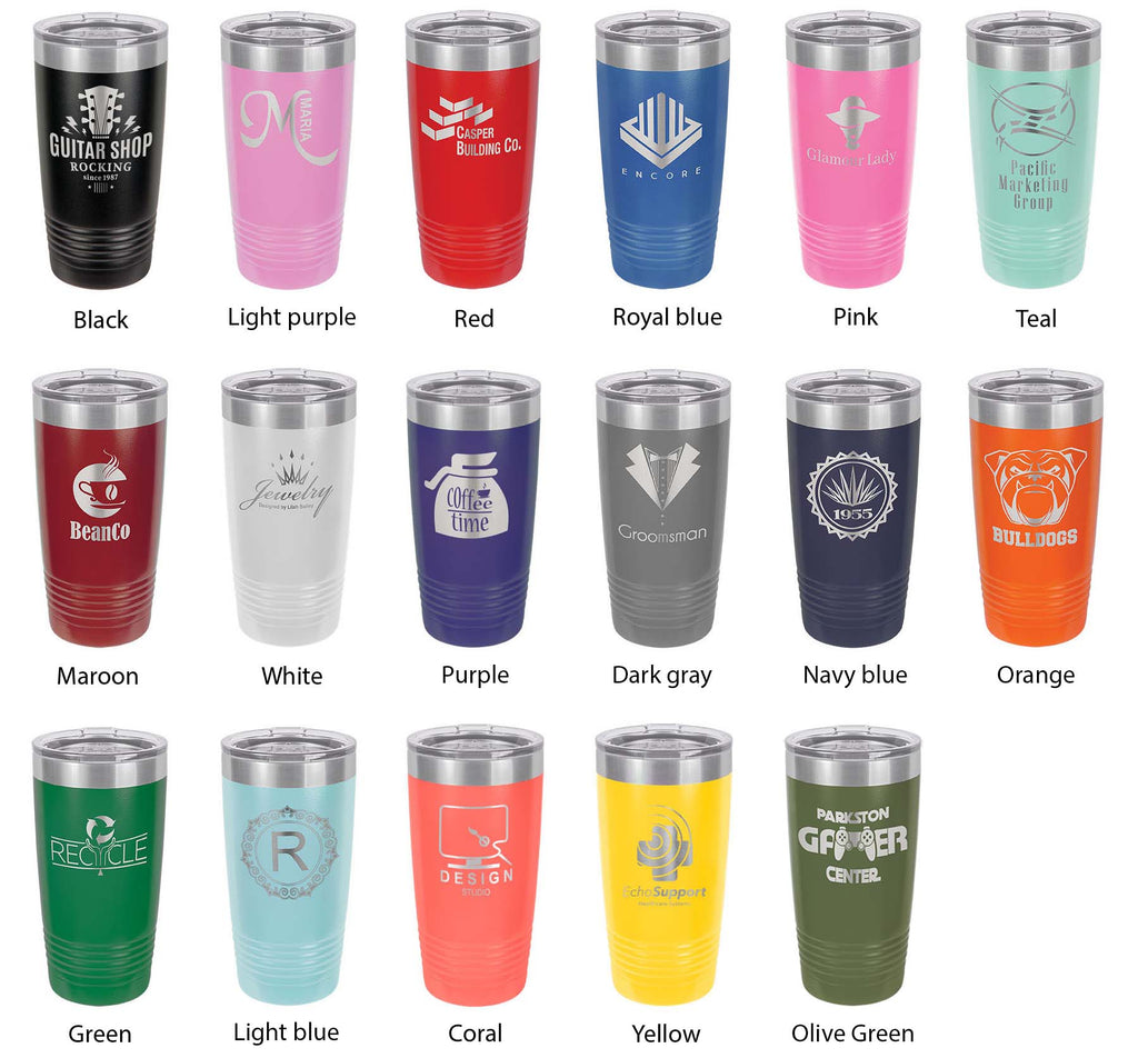 Corgi Mom Tumbler Dog Travel Mug Gift Insulated Laser Engraved Coffee Cup 20 oz
