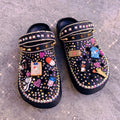 Women's Bling Clogs - Soft Summer Garden Sandals