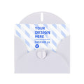 Horizontal Thick And Tough Pearl Paper Holiday Card