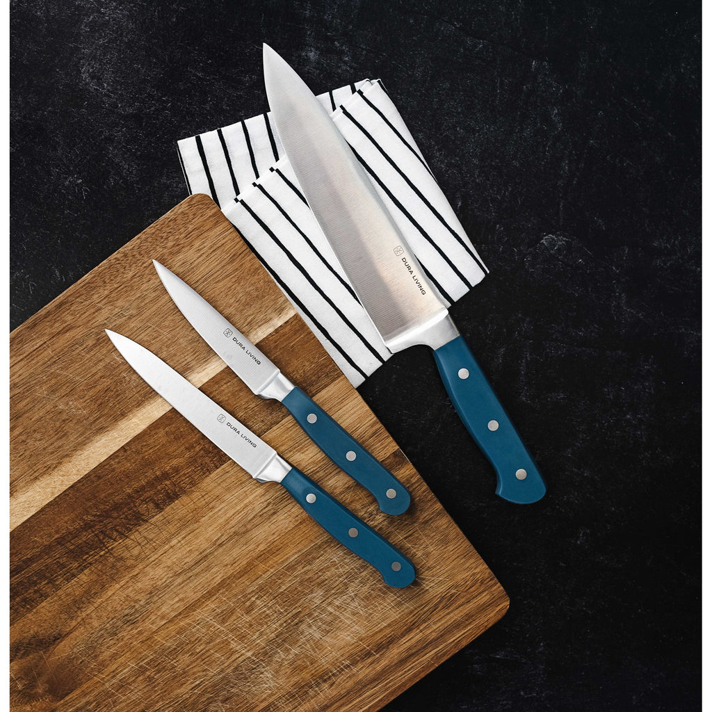 Superior 3-Piece Kitchen Knife Set- Royal Blue