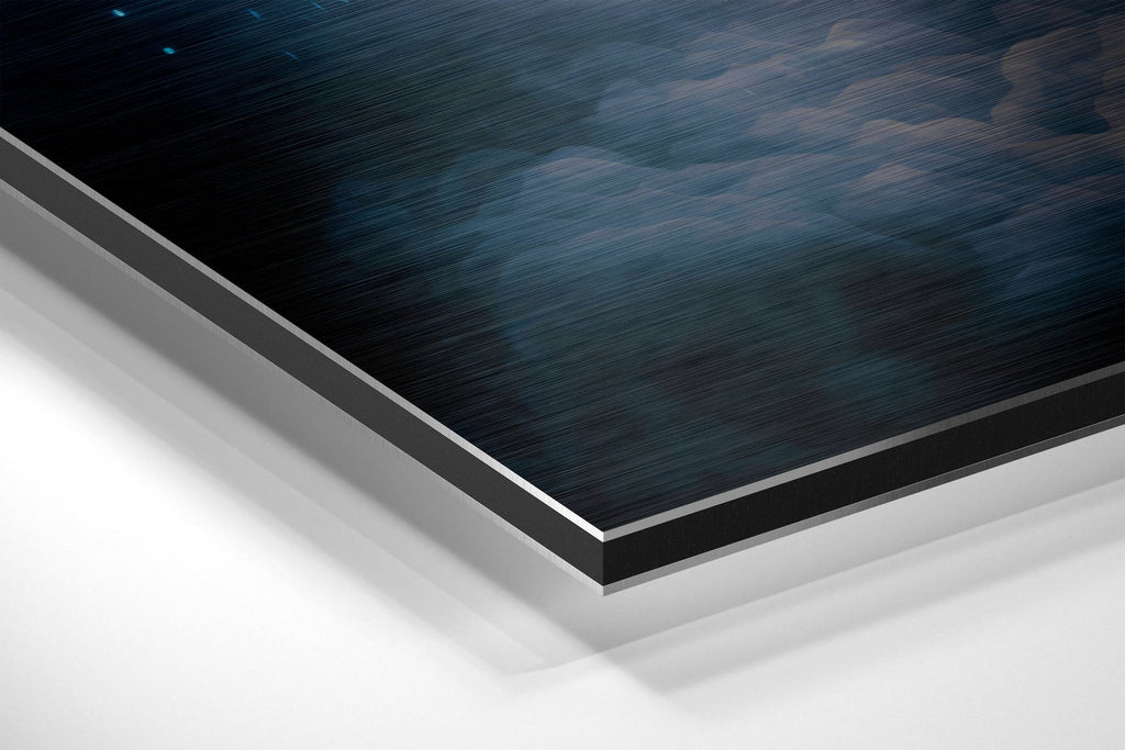 Man  Brushed Aluminum Dibond Wall Art