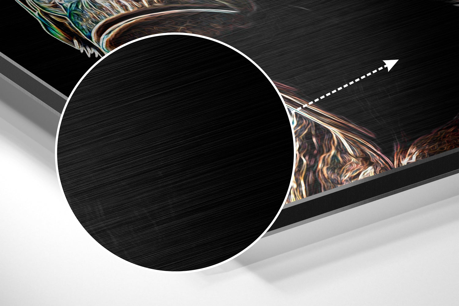 3 Wise Monkeys Brushed Aluminum Dibond Wall Art