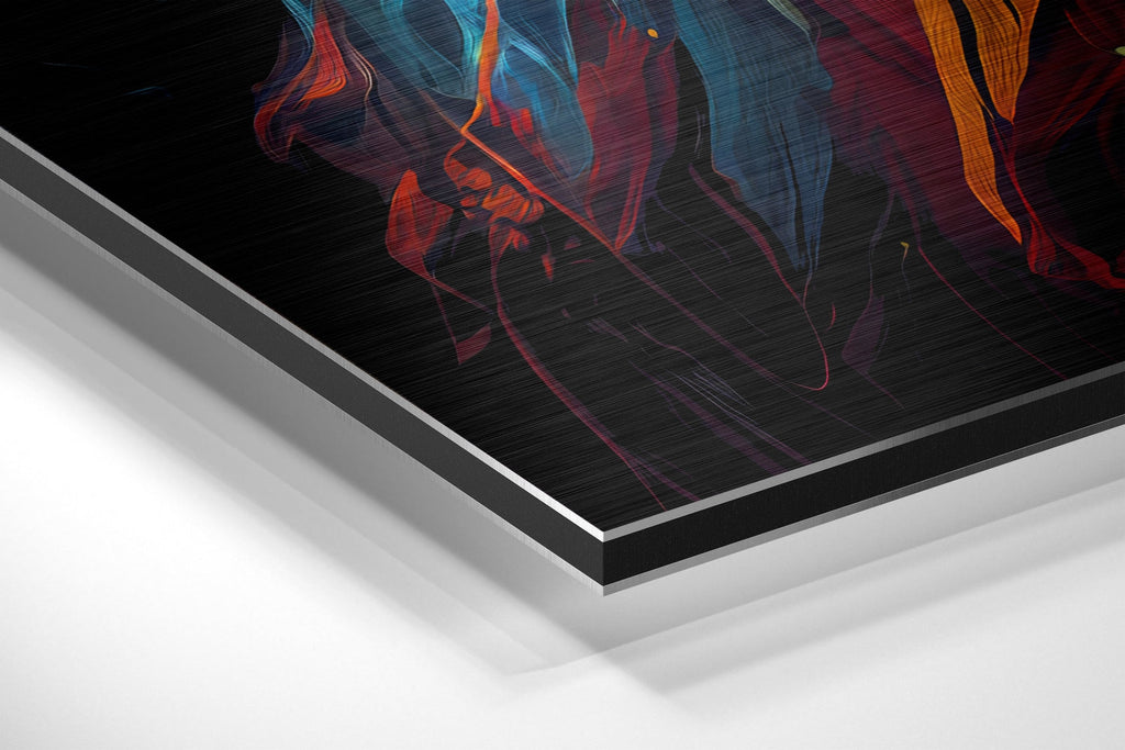 Lion Brushed Aluminum Dibond Wall Art