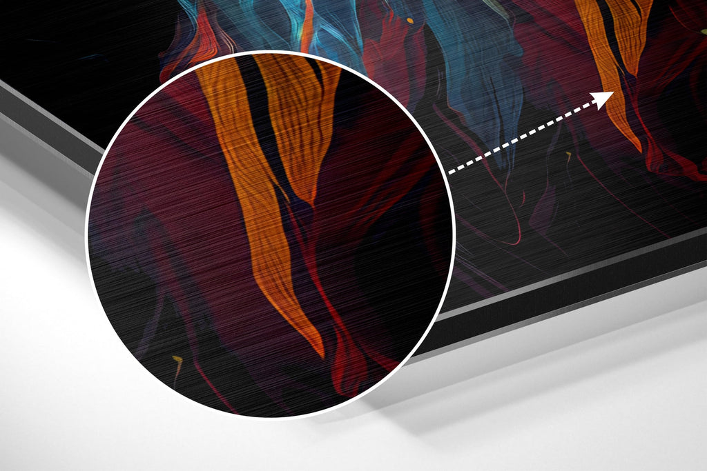 Lion Brushed Aluminum Dibond Wall Art
