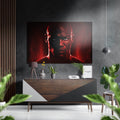 Revenge in His Eyes Brushed Aluminum Dibond Wall Art