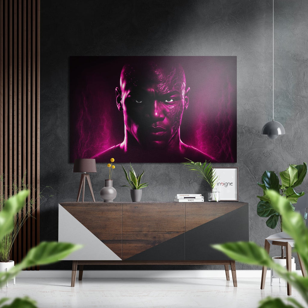 Revenge in His Eyes Brushed Aluminum Dibond Wall Art