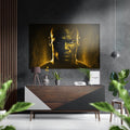 Revenge in His Eyes Brushed Aluminum Dibond Wall Art