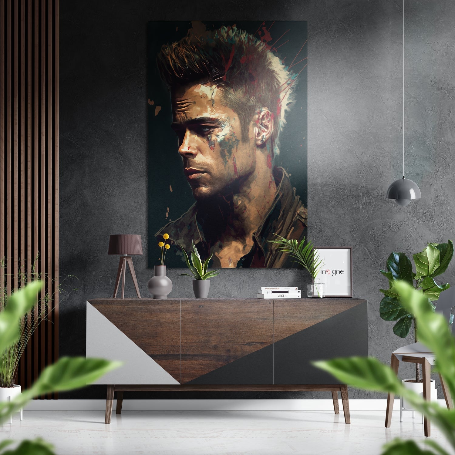 Fight Club Brushed Aluminum Dibond Wall Art