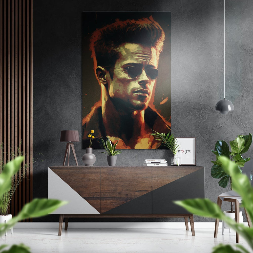 Fight Club Brushed Aluminum Dibond Wall Art